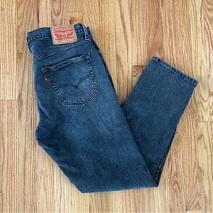 Levi's Men's Black Straight Jeans